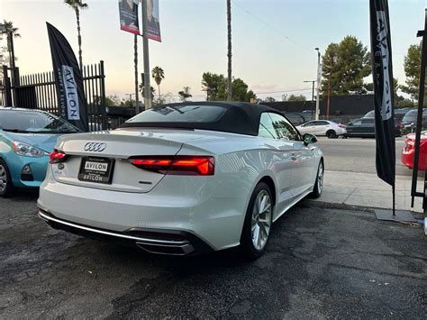 2023 Audi A5 convertible White/Black – Avilon