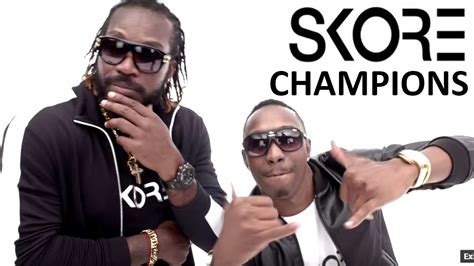 SKORE Champion Song - Dwayne "DJ" Bravo ft. Chris Gayle - Champion Song ...