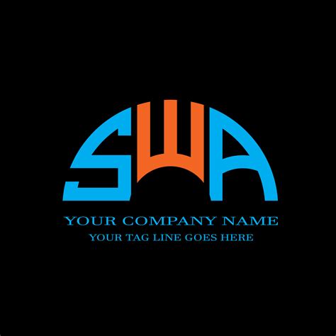 SWA letter logo creative design with vector graphic 8466462 Vector Art ...