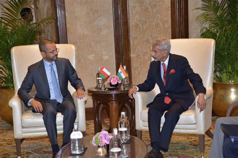 Foreign Minister meets Indian External Affairs Minister - www.fm.gov.om