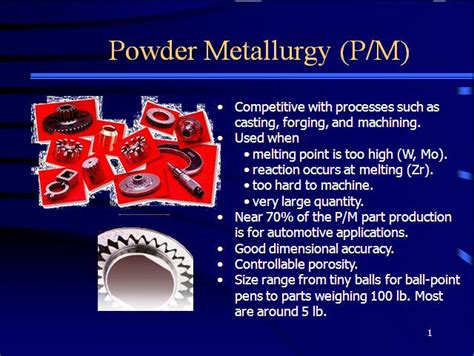 Powder Metallurgy-Part2 - MechanicsTips