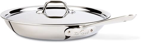 Non Toxic Cookware - All Clad Tri-Ply Stainless Steel Frying Pan - Go New Mommy