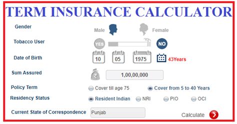 How to review a term insurance policy and calculate the premium ...