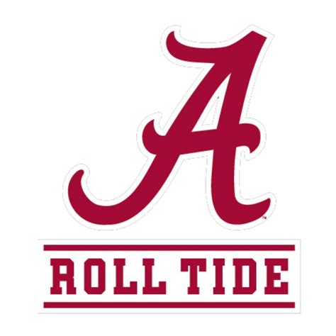 Bama | Alabama 6" Script A Roll Tide Decal | Alumni Hall