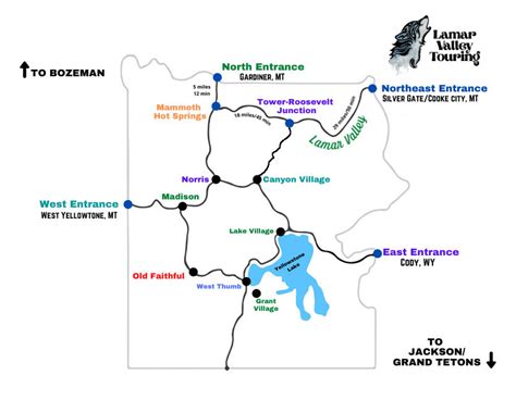 Map - Lamar Valley Touring