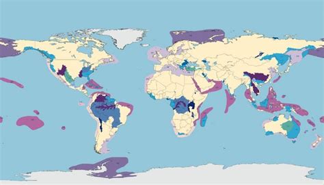 World Water Map - World • mappery