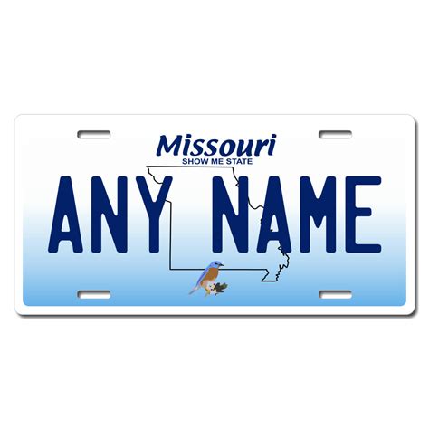 Missouri Replica State License Plate for Bikes, Bicycles, ATVs, Cart, Walkers, Motorcycles ...