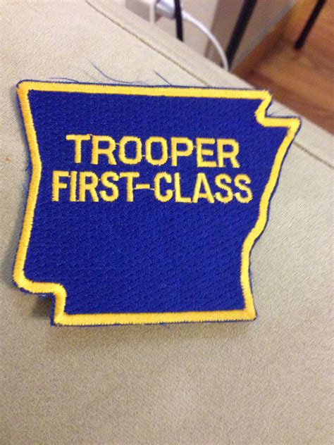 Arkansas State Trooper First Class Patch