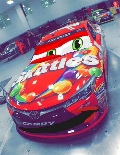 Kyle Busch Skittles Car | Wall Options