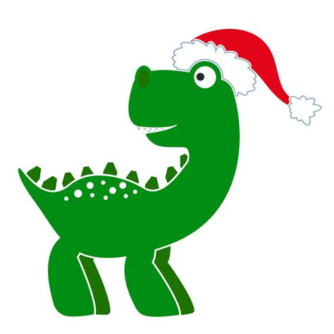 SantaSaurus, Funny Christmas Free Svg File - SVG Heart