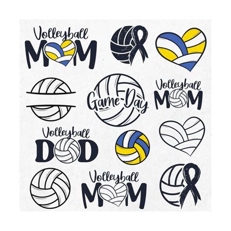 Volleyball svg file | Sport Silhouette | Volleyball Ball SVG - Inspire ...