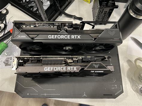 Asus Tuf OC 4090 and 3080Ti size comparison : r/nvidia