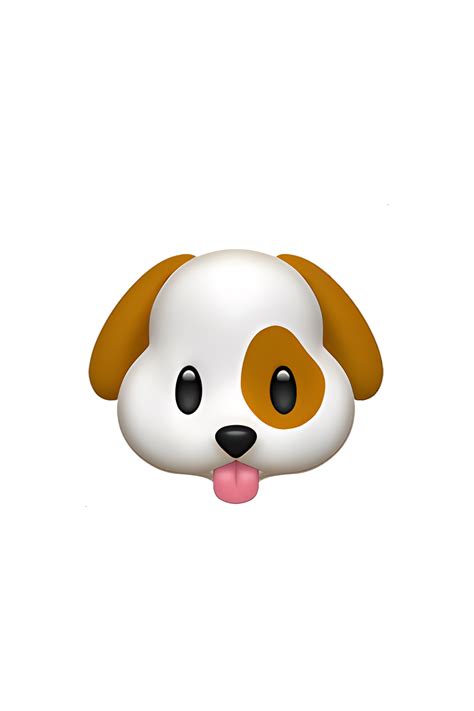 The 🐶 Dog Face emoji depicts the face of a cute and friendly dog. It has a round head with ...