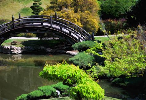 Japanese Garden Bridge Free Stock Photo - Public Domain Pictures