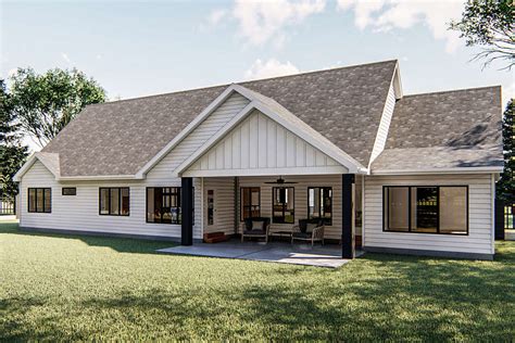 Modern Farmhouse Plan: 2,400 Square Feet, 3 Bedrooms, 3 Bathrooms - 963 ...