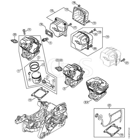 Genuine Stihl MS 362 C-M-B-group | GHS