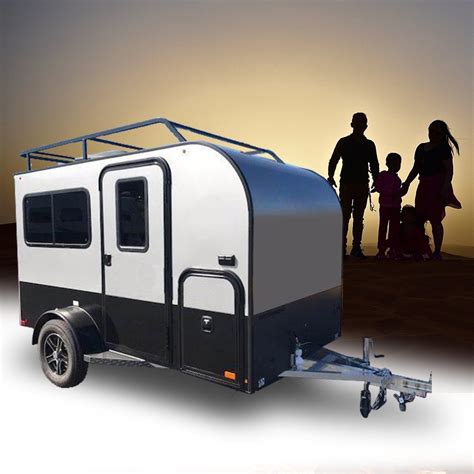 Ecocampor 12FT Offroad Slide out RV Caravan Camper Trailers with Slide ...