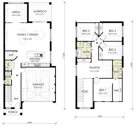 Narrow Lot Duplex Designs and House Plans Sydney, NSW