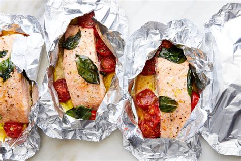 Salmon and Tomatoes in Foil Recipe - NYT Cooking