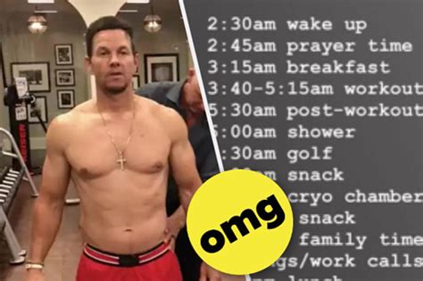 Mark Wahlberg's Daily Schedule with 2 Workouts | MuscleHack by Mark McManus