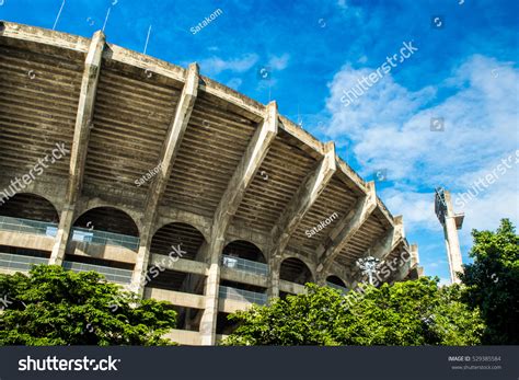 Construction Building Football Stadium Great Beautiful Stock Photo ...