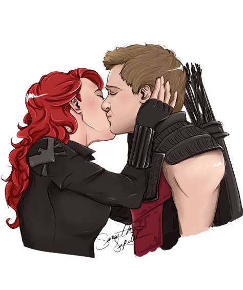 Hawkeye and Black Widow by Sapelak on DeviantArt