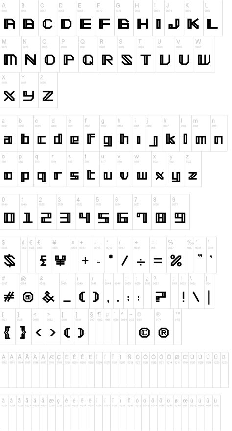 Square Font | dafont.com