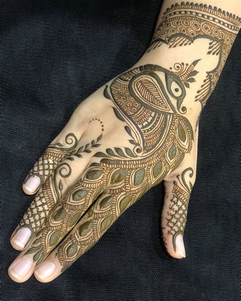 Peacock (Mor) Mehndi Designs for Hands & Legs - K4 Fashion