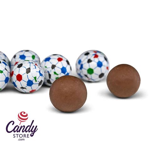 Soccer Balls Candy Milk Chocolate Madelaine 5lb Bulk - CandyStore.com