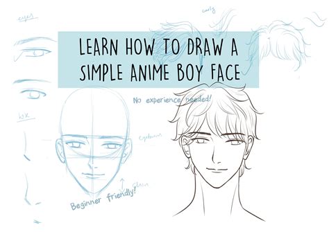 Ultimate Beginner's Guide to Drawing Male Anime Face | Veldymort Co ...