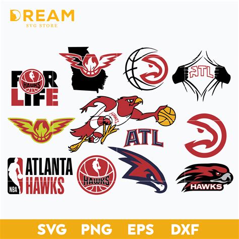 Atlanta Hawks Bundle SVG, Atlanta Hawks SVG, NBA SVG, Sport | Inspire ...