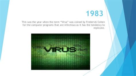 History of Computer Virus