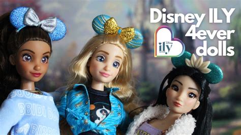 Disney ILY 4ever Fashion Dolls Unboxing and Review: Tiana, Jasmine, and Cinderella! - YouTube