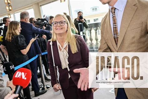 STOCKHOLM 20220926 Julia Kronlid SD arrives at the convocation of ...