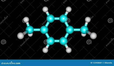 Proguanil Molecular Structure Isolated on Black Stock Illustration - Illustration of ...