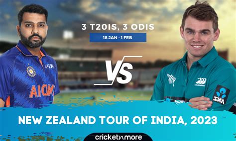 ICC Cricket New Zealand tour of India, 2023, IND vs NZ Cricket News ...