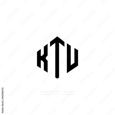 KTU letter logo design with polygon shape. KTU polygon logo monogram. KTU cube logo design. KTU ...