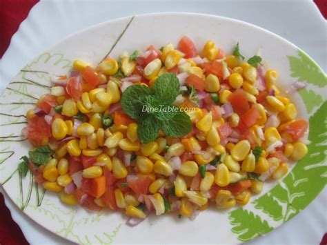 Sweet Corn Salad Recipe - An Easy Healthy Recipe