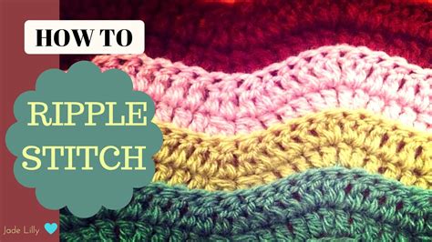 Ripple Stitch Crochet Tutorial