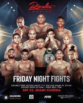 Luis Rivera vs. Juan Centeno, Friday Night Fights | Boxing Bout | Tapology