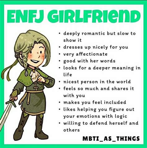 ENFJ girlfriend | Tipi di personalità, Mbti, Consigli utili