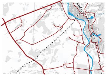 Zaragoza map detailed of city Royalty Free Vector Image