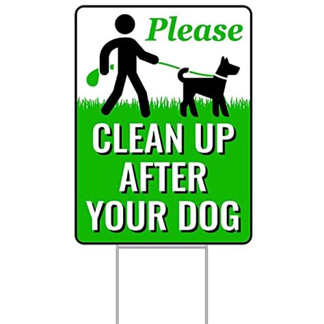 Best No Dog Poop Sign