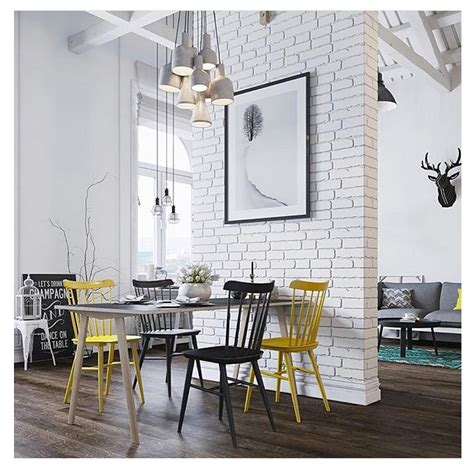 30 Best Ideas About Living Rooms with White Brick Walls | Scandinavian ...