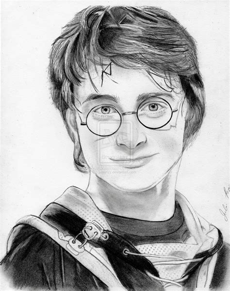 Harry Potter (Drawing) by julesrizz on deviantART | Harry potter sketch, Harry potter drawings ...