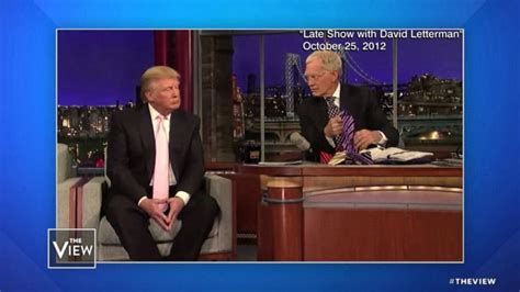 Video David Letterman on 'The View': Trump went from 'great guest' to 'goon' - ABC News