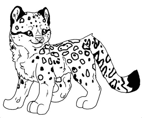 Leopard Coloring Pages - ColoringBay