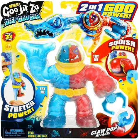 Heroes Of Goo Jit Zu Deep Goo Sea Double Goo Pack Assorted Wholesale