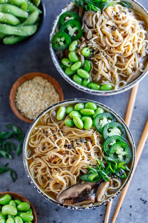 Instant Pot Ramen Bowls with Vegetarian and Vegan Toppings