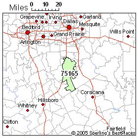 Waxahachie Tx Zip Code Map - United States Map